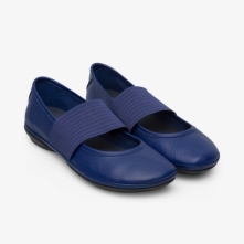 Camper Right Ballerinas Blue - Womens Singapore XMOZQD-205